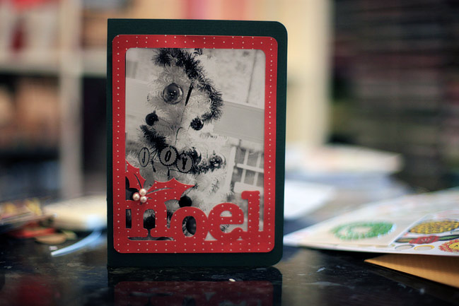 handmade christmas card