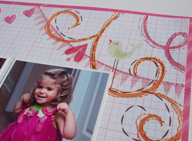 Five Fun Ways to Stitch on your Layout by Marie-Pierre Capistran @ shimelle.com