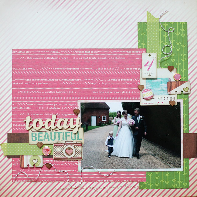 scrapbook page by shimelle laine @ shimelle.com