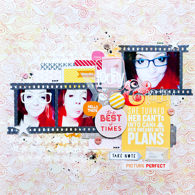 scrapbook page by Ewa @ shimelle.com