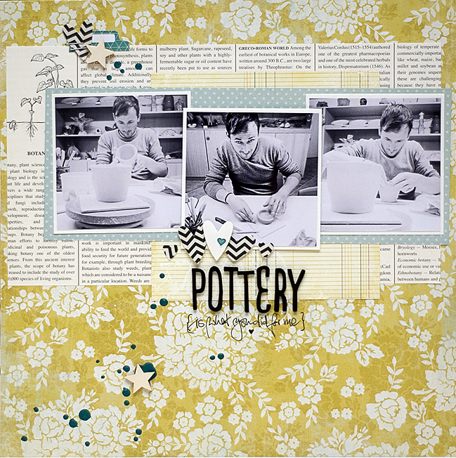 Sketch to Scrapbook Page:: Rectangular Photos by Stephanie Berger @ shimelle.com