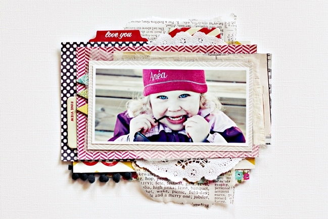 Mixed Media Light:: A Scrapbook Tutorial by Christin Gronnslett @ shimelle.com