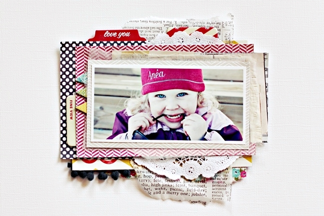 Mixed Media Light:: A Scrapbook Tutorial by Christin Gronnslett @ shimelle.com