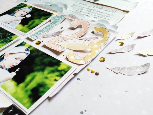 Sketch to Scrapbook Page:: by Monika Glod @ shimelle.com