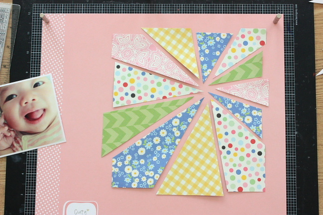 The Patterned Paper Effect:: A Scrapbooking Tutorial by Tomomi Hiarmaru @ shimelle.com