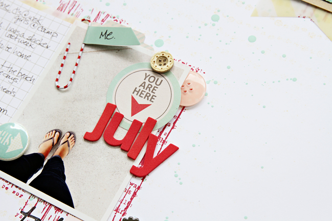 Sketch to Scrapbook Page:: Scrapping Yourself by Corrie Jones @ shimelle.com