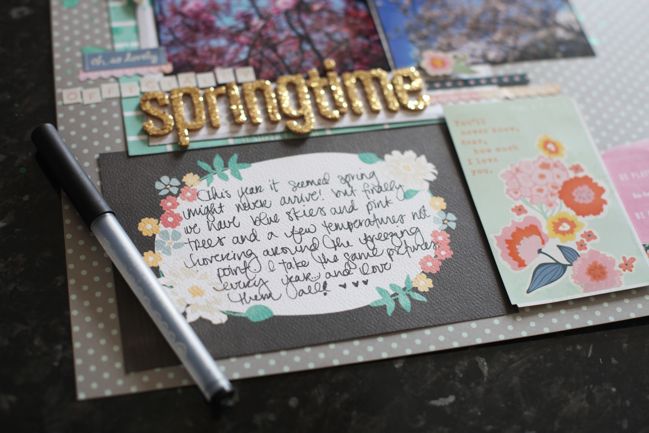 scrapbook page tutorial by shimelle laine @ shimelle.com