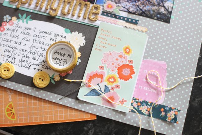 scrapbook page tutorial by shimelle laine @ shimelle.com