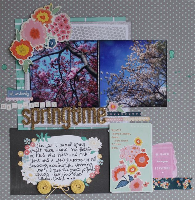 scrapbook page tutorial by shimelle laine @ shimelle.com