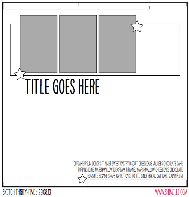 scrapbook page sketch @ shimelle.com scrapbook page sketch @ shimelle.com