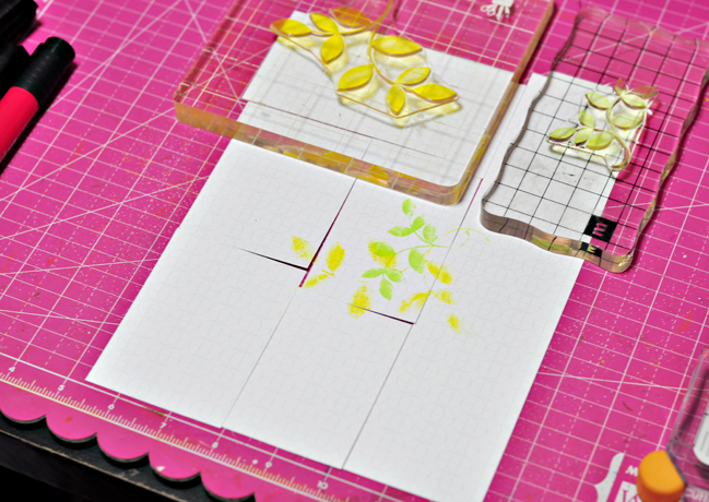 Subtle Stamping:: A Scrapbook Tutorial by Sasha Farina @ shimelle.com