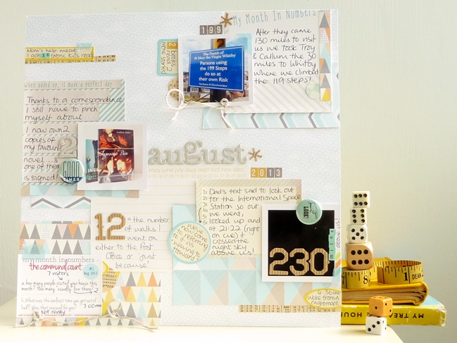 Memory Keeping by Numbers:: A Scrapbook Tutorial by Julie Kirk @ shimelle.com