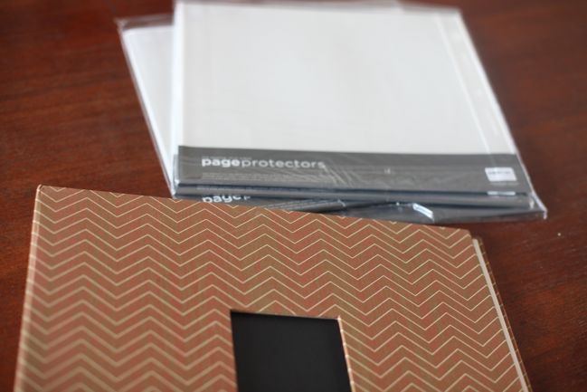 american crafts album + page protectors