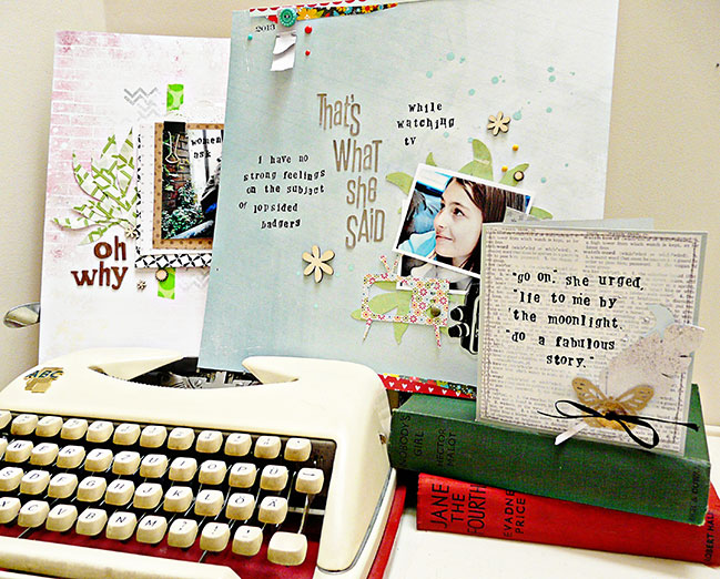 Five Ways to Scrapbook What They Say by Sian Fair @ shimelle.com