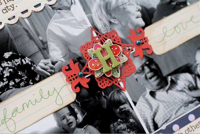 hybrid scrapbook page
