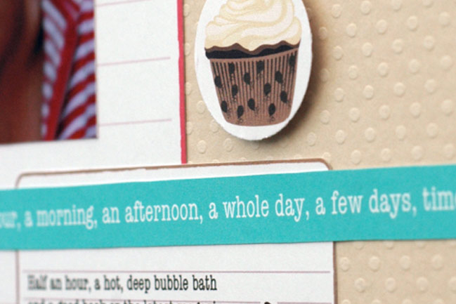 hybrid scrapbook page