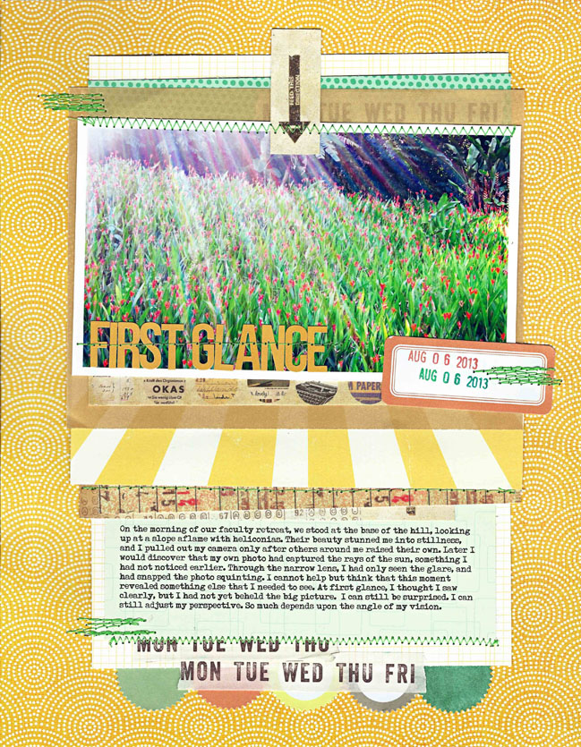 scrapbook page by Jill Sprott @ shimelle.com