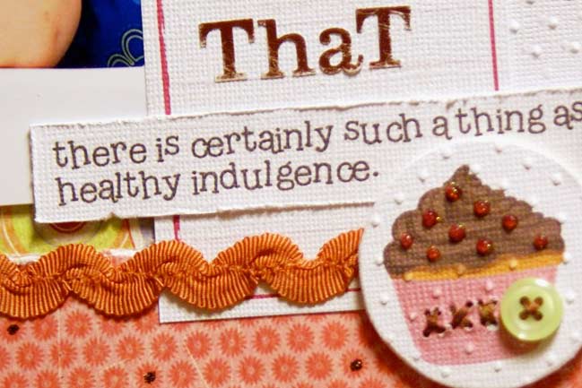 hybrid scrapbook page