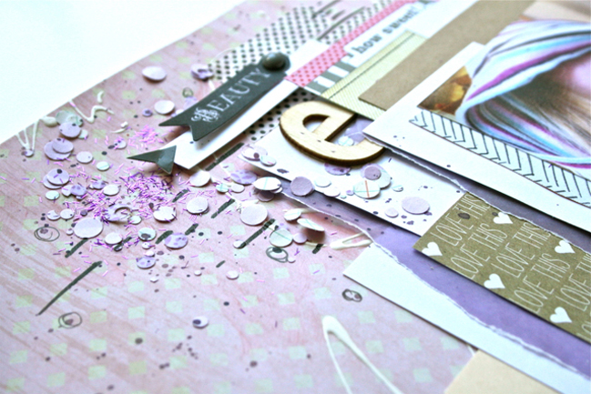 five ways to scrap with the color purple by ashli oliver @ shimelle.com