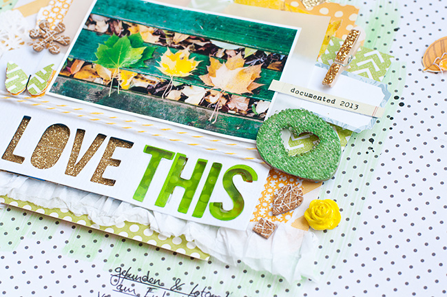 how to add more dimension to your scrapbooking pages by jessica lohof @ shimelle.com