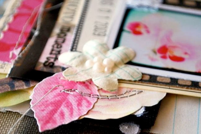 hybrid scrapbook page