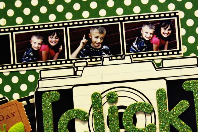 hybrid scrapbook page