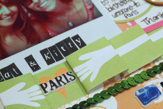 hybrid scrapbook page