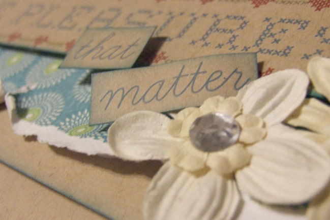 hybrid scrapbook page