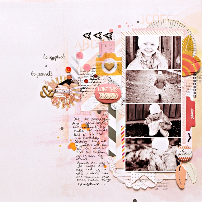 scrapbook page by Christin Grønnslett @ shimelle.com