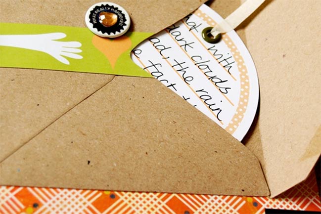 hybrid scrapbook page