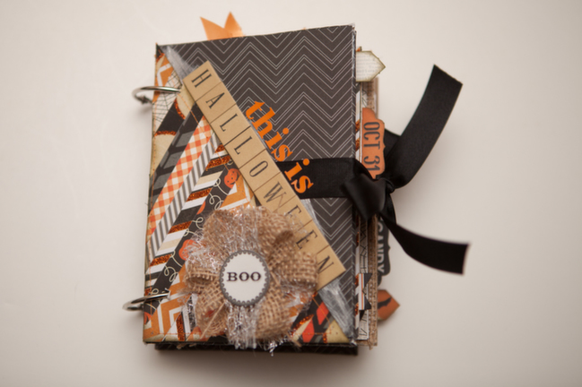 paper: Make a Mini Album from Scratch:: A Scrapbook Tutorial by