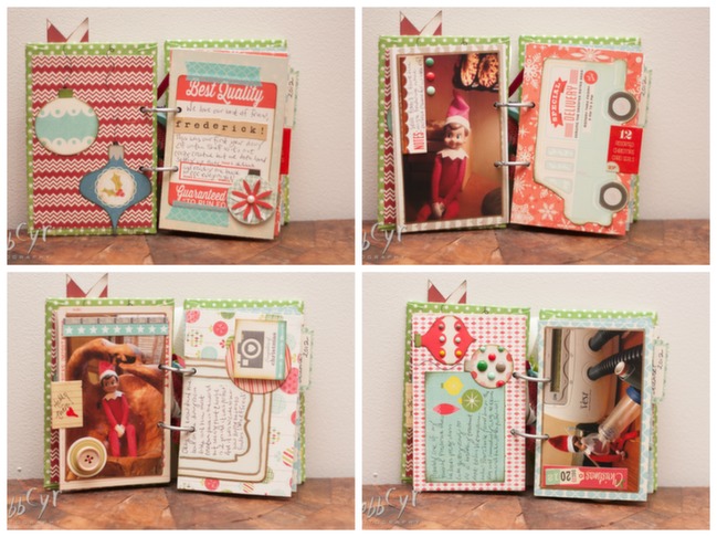 A Pretty Talent Blog: Scrapbooking: Adding a mini album to a page layout