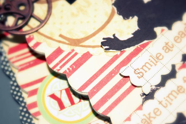 hybrid scrapbook page