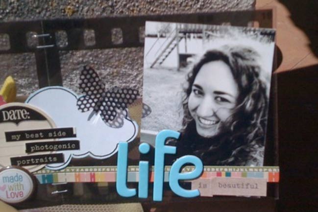 hybrid scrapbook project