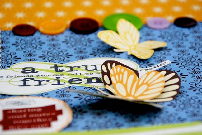 hybrid scrapbook page