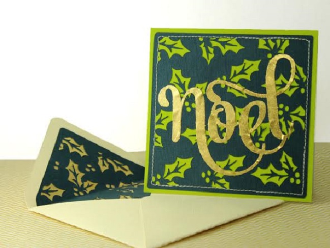 gold foil technique:: a scrapbook tutorial by julie campbell