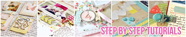 Step by Step Scrapbooking Tutorials :: A Collection of Articles from shimelle.com