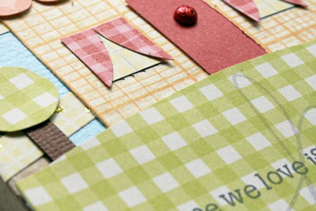 hybrid scrapbook page