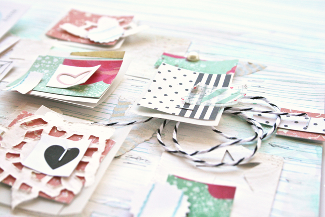 layering the leftover bits:: a scrapbook tutorial by ashli oliver @ shimelle.com