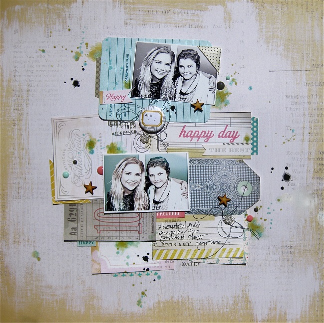 scrapbook page by Gina Rodgers @ shimelle.com