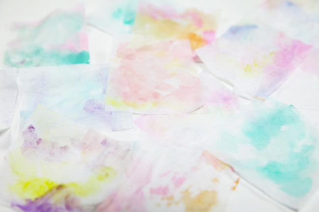 the tissue paper effect:: a scrapbooking tutorial by jina jean @ shimelle.com