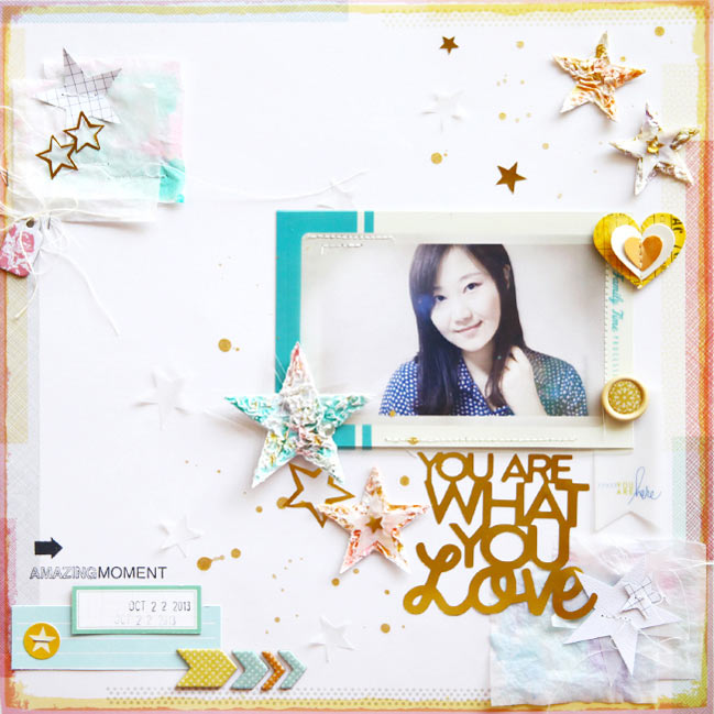 the tissue paper effect:: a scrapbooking tutorial by jina jean @ shimelle.com