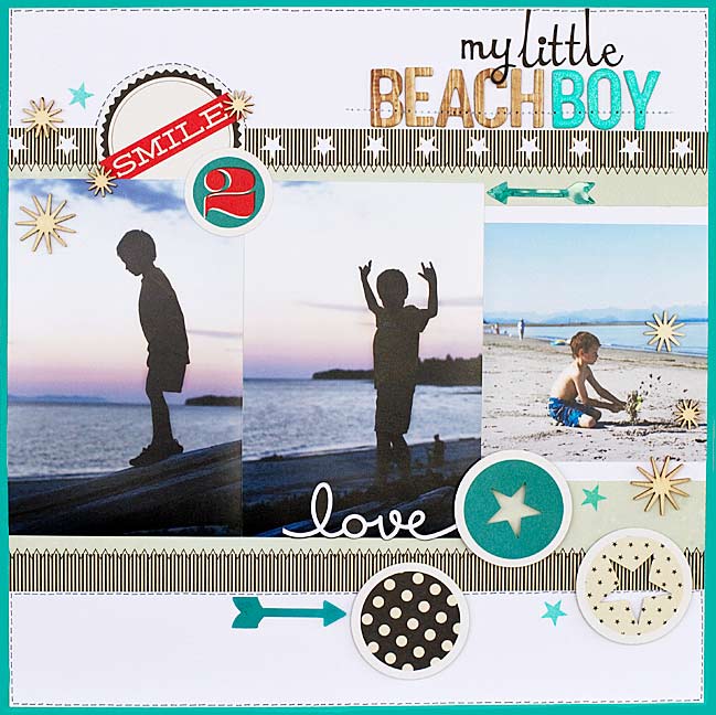 scrapbook page by laura craigie @ shimelle.com