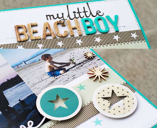 scrapbook page by laura craigie @ shimelle.com