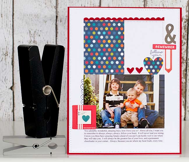 scrapbook page by laura craigie @ shimelle.com