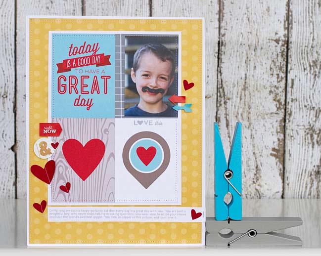 scrapbook page by laura craigie @ shimelle.com