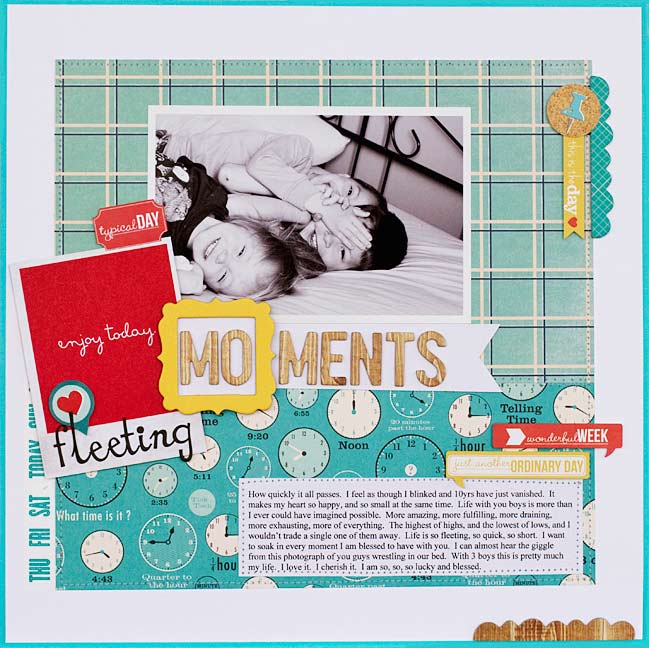 scrapbook page by laura craigie @ shimelle.com