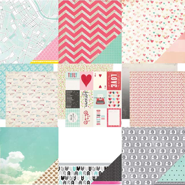 best of both worlds scrapbooking kit - february 2014 @ shimelle.com