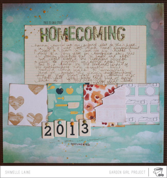 scrapbook page by shimelle laine @ shimelle.com