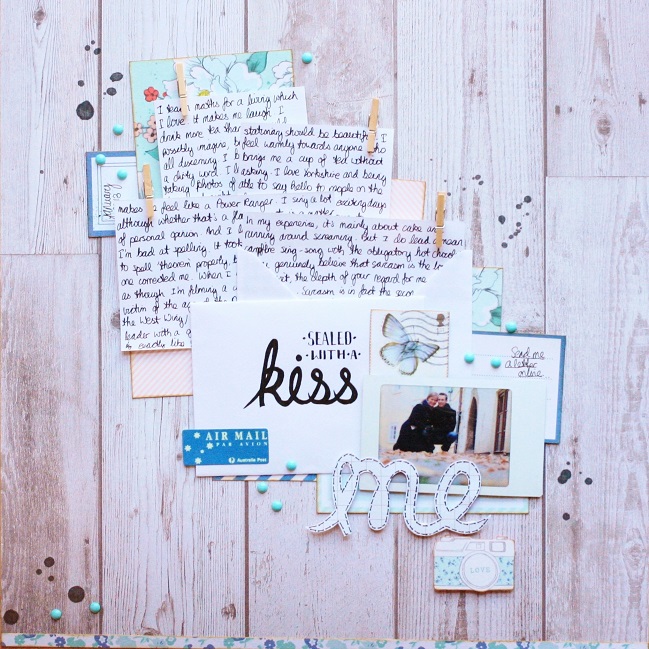 Getting Personal:: A scrapbook page by kirsty smith @ shimelle.com